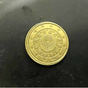 50 CENTIMES FRAPPE FAUTÉE PORTUGAL 2002