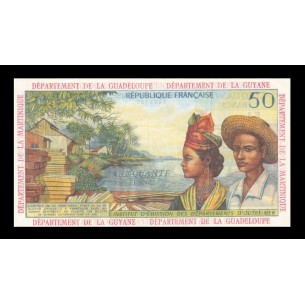 50 Francs ANTILLES FRANÇAISES 1964 P.9b 2