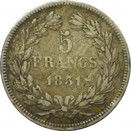 9183 - 5 Francs Louis Philippe Ier 1831 Rouen F.320/2