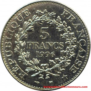 5 Francs Hercule de Dupré 1996 2