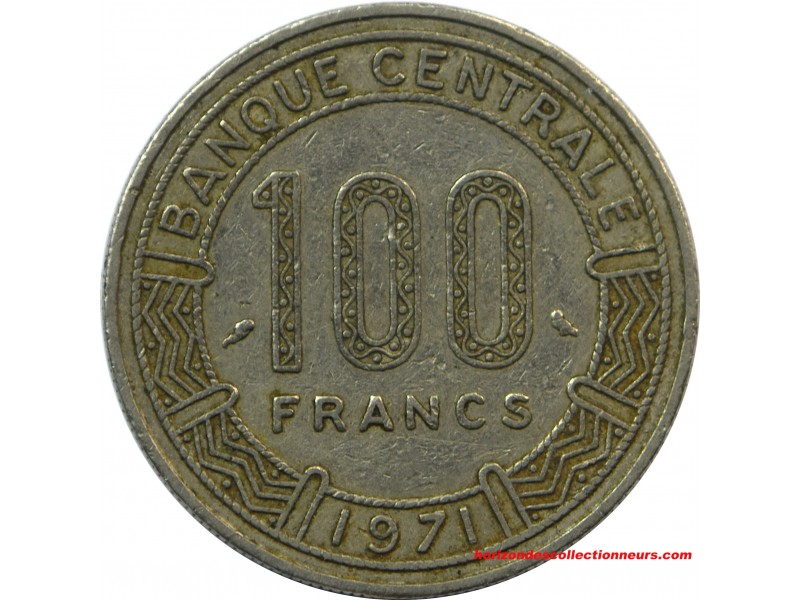 100 Francs TCHAD 1971 “Banque Centrale”