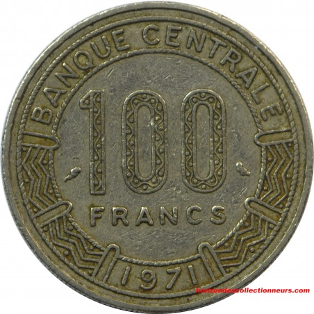 100 Francs TCHAD 1971 “Banque Centrale”