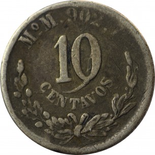 10 Centavos MEXIQUE 1802 2