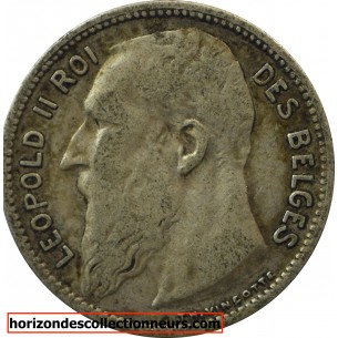 1 Franc BELGIQUE 1904 Léopold II