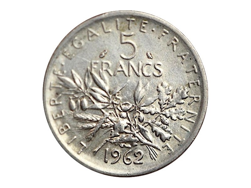 5 Francs Semeuse 1962