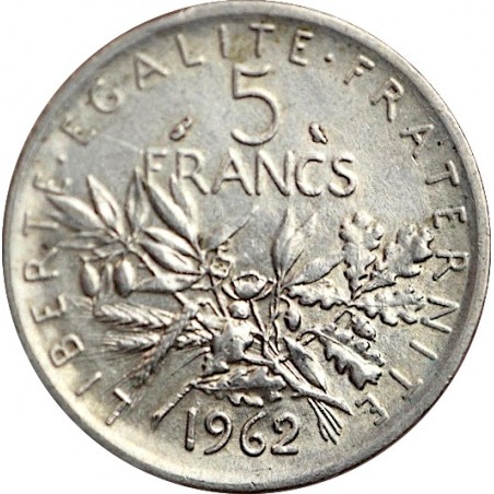 5 Francs Semeuse 1962