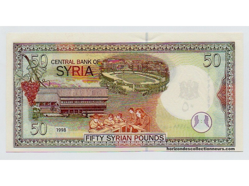 50 Pounds SYRIE 1998 P.107 NEUF