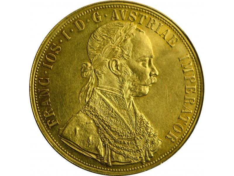 9058 - 4 ducats or  François  Joseph Ier 1867 à 1915