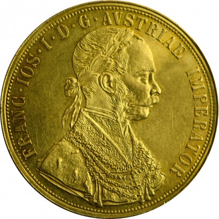 9058 - 4 ducats or  François  Joseph Ier 1867 à 1915