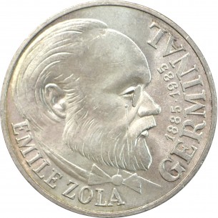 100 Francs Emile Zola 1985