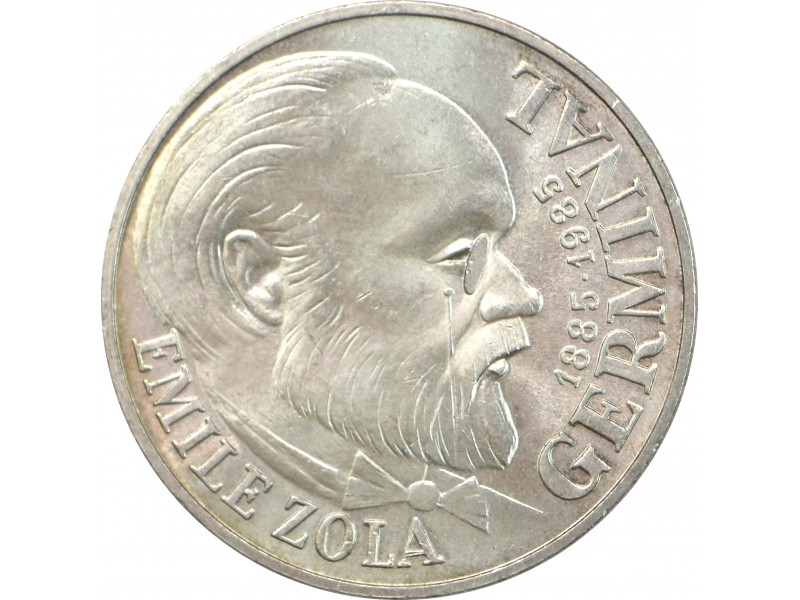 100 Francs Emile Zola 1985