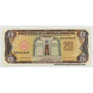 20 Pesos Oro RÉPUBLIQUE DOMINICAINE 1998 P.154 NEUF