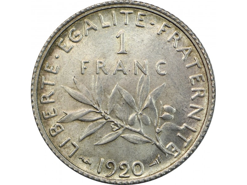 1 Franc Semeuse 1920