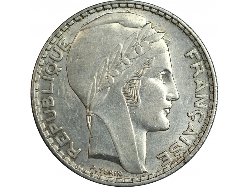 20 Francs TURIN 1938