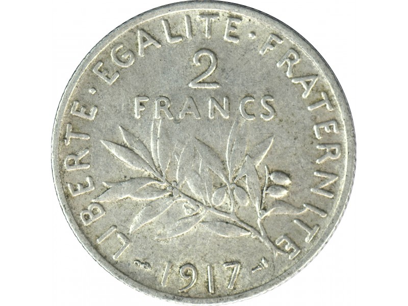 2 Francs Semeuse 1917