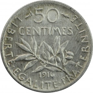 50 Centimes Semeuse 1897 À 1920