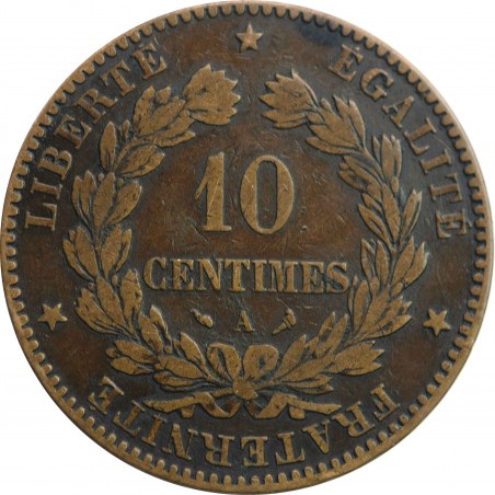10 Centimes Cérès 1898 Bronze