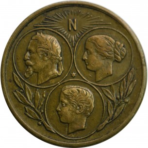 Médaille Napoléon III,  Exposition universelle de Paris 1867