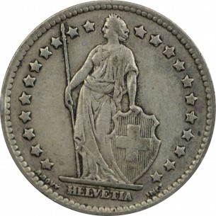 1 Franc SUISSE 1931 B 2