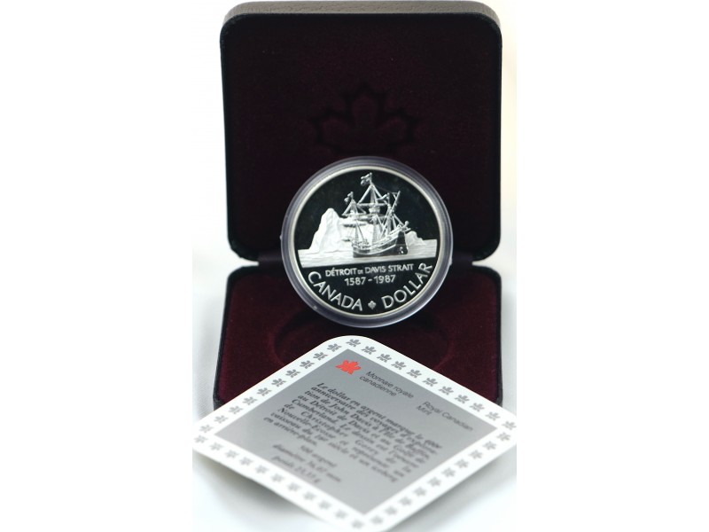 1 Dollar CANADA 1987 Elisabeth II - Detroit...