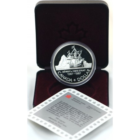 1 Dollar CANADA 1987 Elisabeth II - Detroit Davis Strait