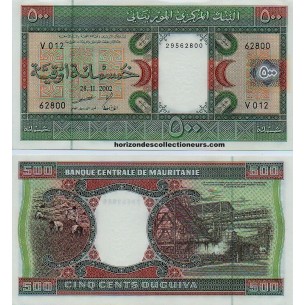 500 Ouguiya Mauritanie 2002 -P.08c