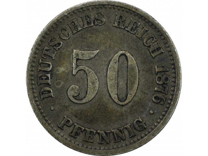 50 Pfennig ALLEMAGNE 1876