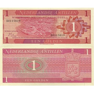 1 Gulden ANTILLES NÉERLANDAISES 1970 P.20a
