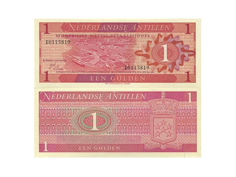 1 Gulden ANTILLES NÉERLANDAISES 1970 P.20a