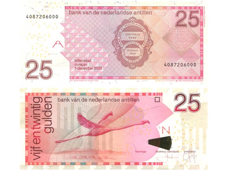 25 Gulden ANTILLES NÉERLANDAISES 2003 P.29c