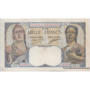 1000 Francs Madagascar  1933 - P.41