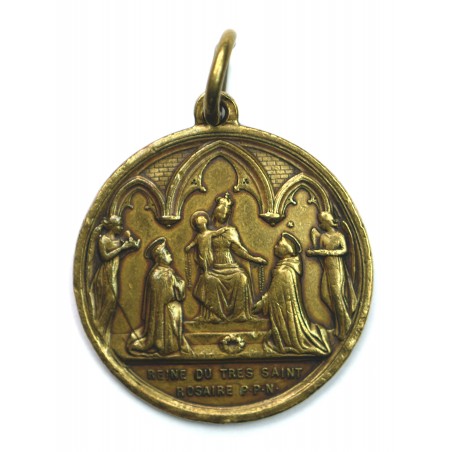 Médaille BELGE "Reine du très Saint Rosaire" PPN