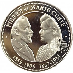 Médaille Pierre et Marie Curie Panthéon 1958