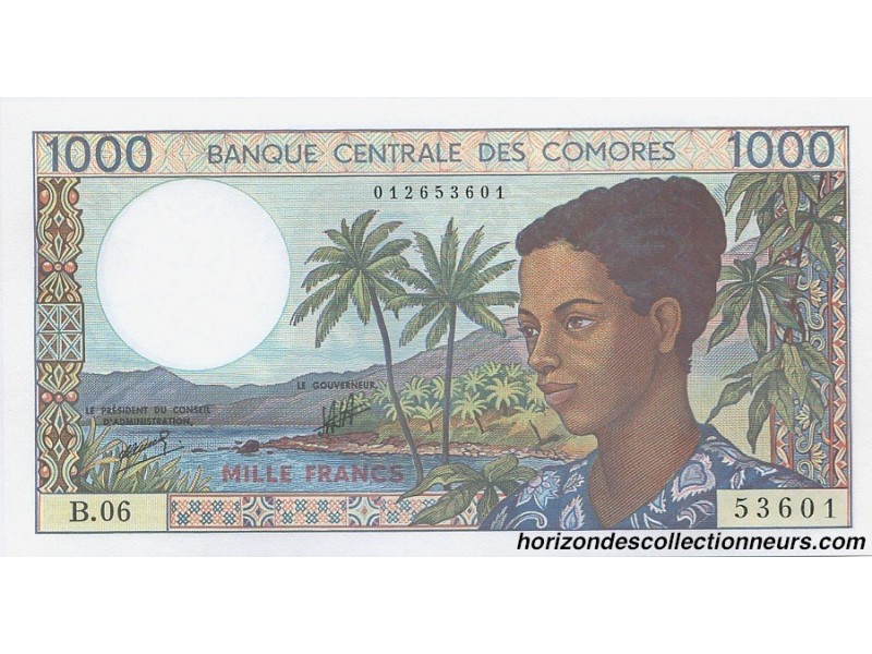 1000 Francs COMORES 2006 P.11b NEUF