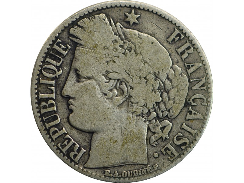 1 Francs Cérès 1873 PARIS