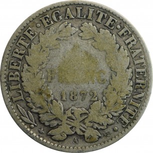 1 Francs Cérès 1873 PARIS 2