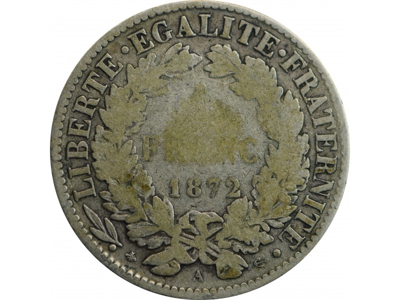 1 Francs Cérès 1873 PARIS