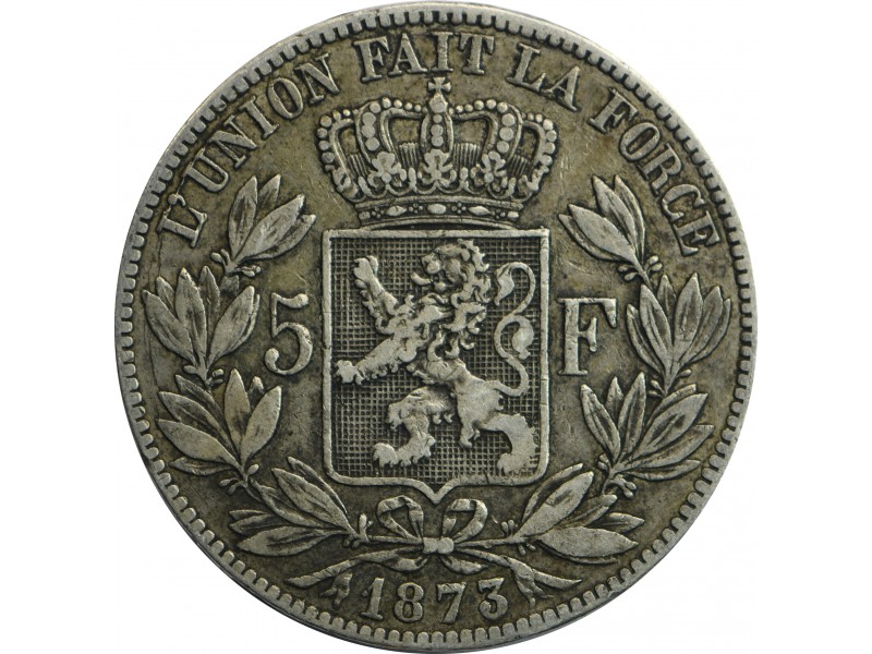 5 Francs Leopold II 1873