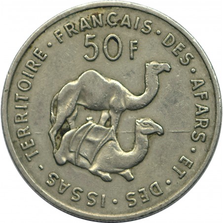 50 Francs Territoires Français des Afars et des ISSAS 1970