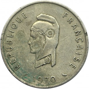 50 Francs Territoires Français des Afars et des ISSAS 1970 2