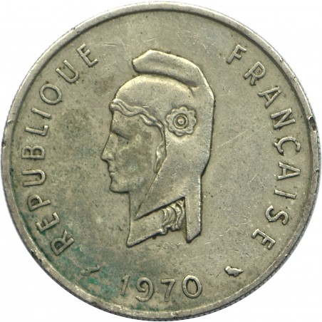 50 Francs Territoires Français des Afars et des ISSAS 1970