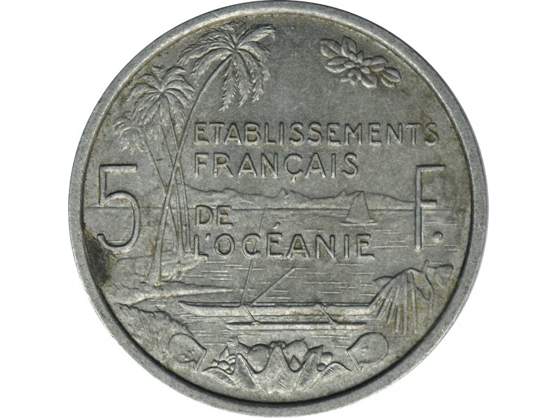 5 Francs Établissements Français de l’Océanie...