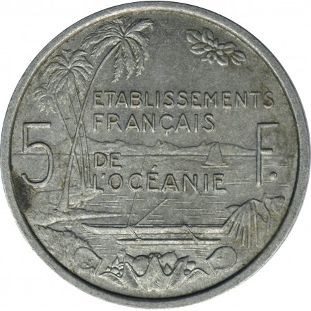 5 Francs Établissements Français de l’Océanie 1952 Paris