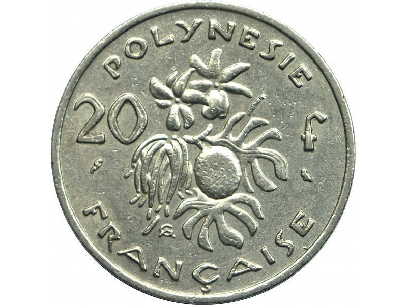 20 Francs POLYNÉSIE FRANÇAISE 1967