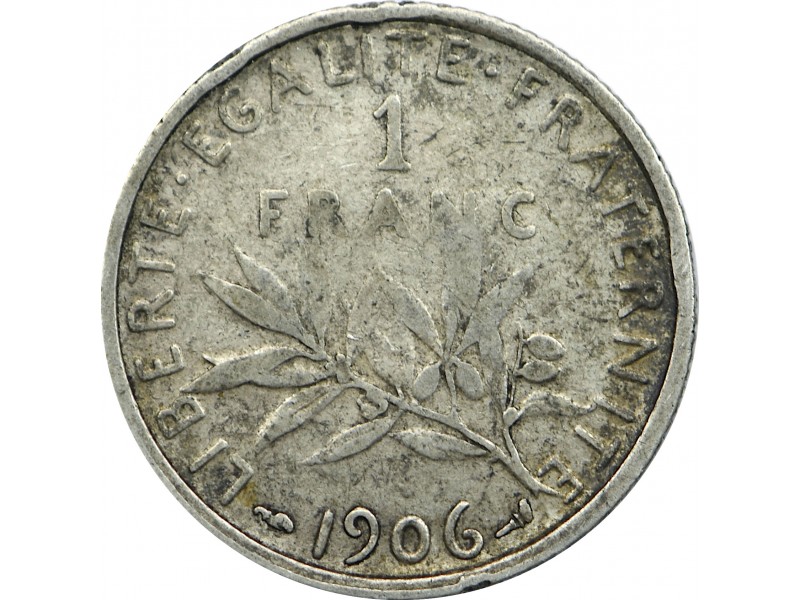 1 Franc Semeuse 1906