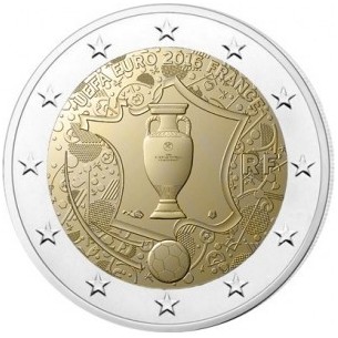 2€ commémorative France 2016 (Euro de Football)-horizondescollectionneurs.com