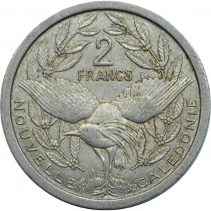 2 Francs NOUVELLE CALÉDONIE I.E.O.M. 1949