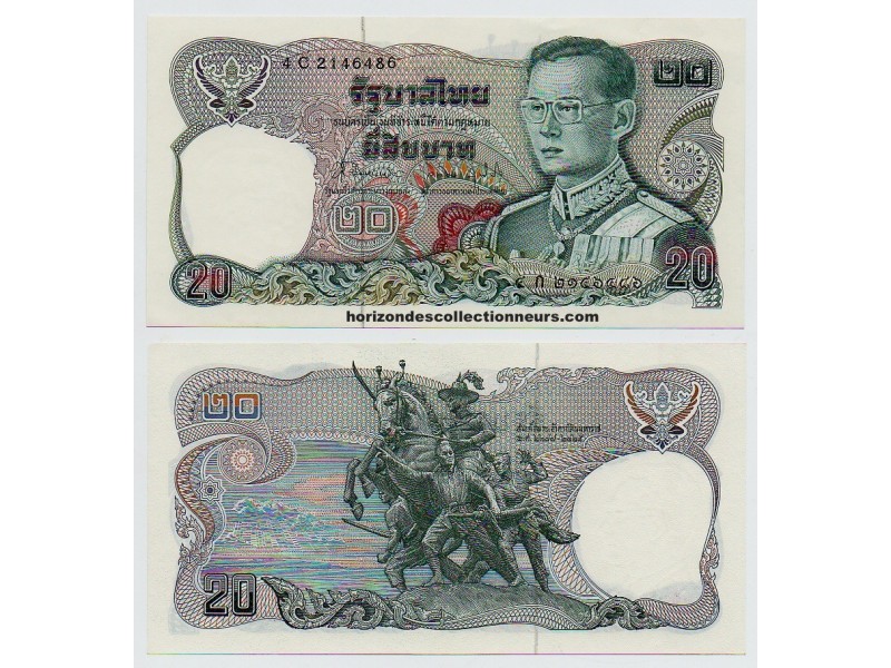 20 Baht THAÏLANDE 1981 P.088 NEUF