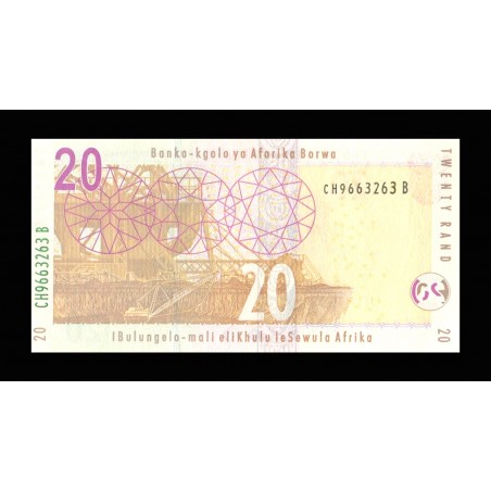 20 Rand AFRIQUE DU SUD (2009) P.129b
