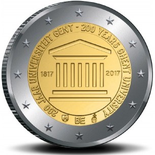 2 € Commémorative Belgique 2017 - 200 ans de l'université deGAND